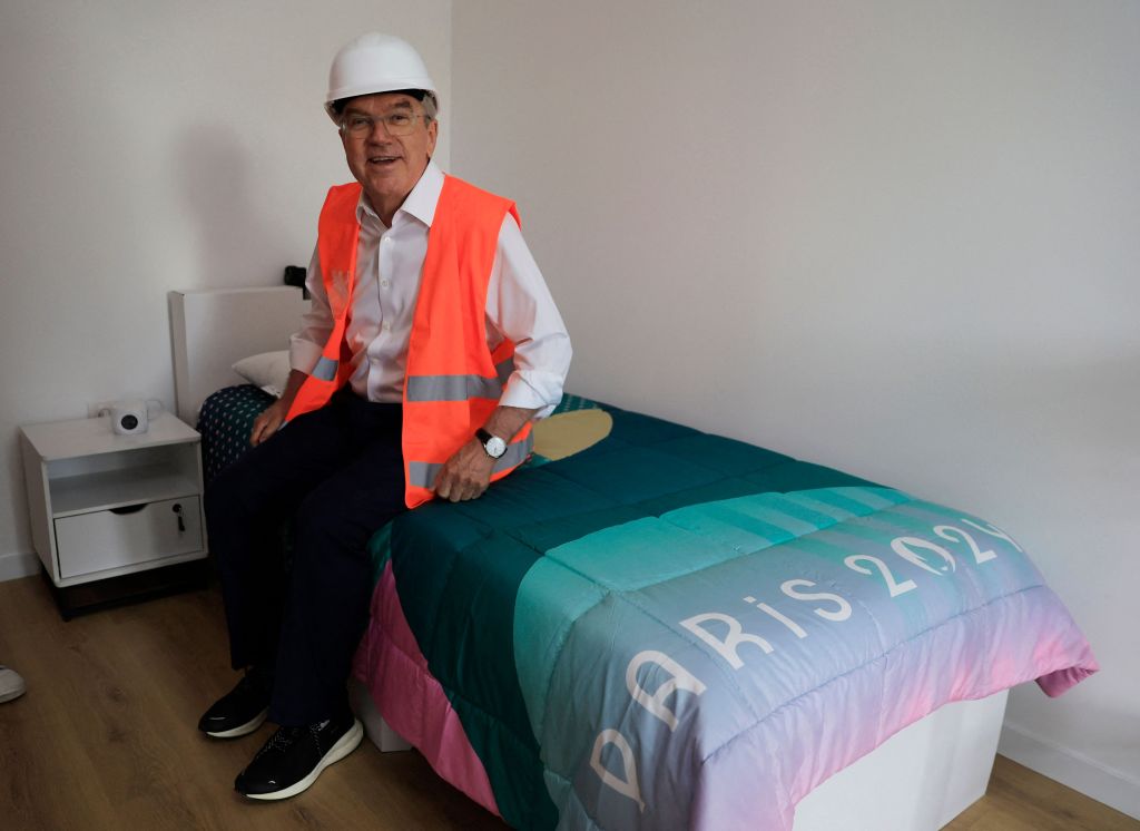 Anti-sex beds have arrived in Paris ahead of the 2024 Olympic Games, with their materials and small size allegedly aimed at deterring athletes from getting kinky during the competition.
