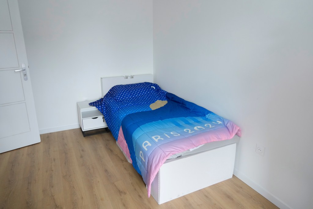 The beds, which arrived last Monday at the Olympic Village in Paris, are manufactured by Airweave, which also made the products for the 2020 Olympic Games in Tokyo, Japan. 
